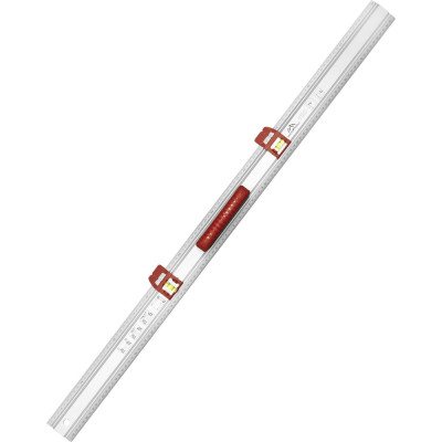 Линейка разметочная vertextools PROFI 100 см, ручка ABS, скользящие блоки с колбами 3046-18