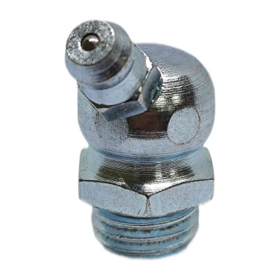 Пресс-масленка угловая оц. H2 M12x1,5, комплект 10 шт., оцинкованная сталь, Европейский стандарт DIN71412, MasloSmenka 010208-10