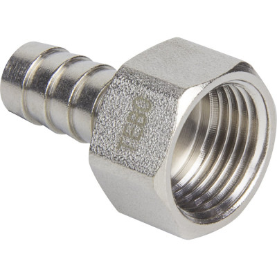 Штуцер под шланг ВР 16x1/2" латунь TEBO T-ЛР.Ш.1.16-12.CN