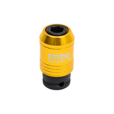 Держатель бит 1/4" с зажимным патроном, приводной квадрат 1/4" MTE 271511 01