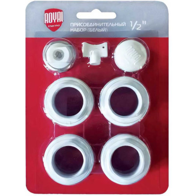 Комплект монтажный ROYAL THERMO 1x1/2 белый НС-1490685