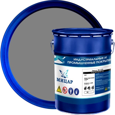 Эмаль Мицар ХС-710 5 кг серый УТ000013533