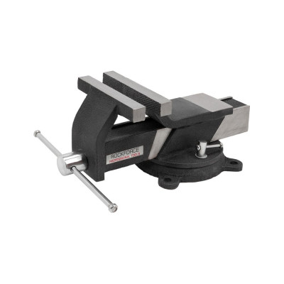 Тиски стальные поворотные с наковальней Rockforce 4" - 100 мм RF-6540804(59928)