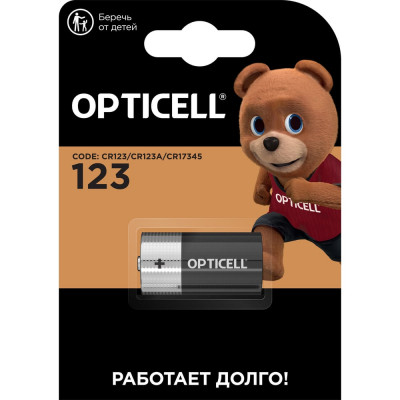Батарейка Opticell Specialty 123 1шт 5060014
