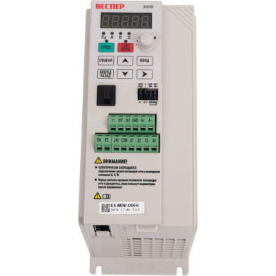 Преобразователь частоты ВЕСПЕР E5-MINI-005H 3,7кВт 380В, VSP5437