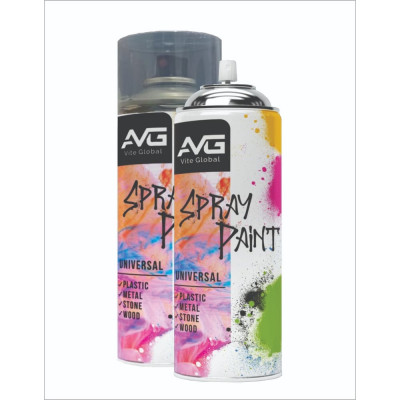 Аэрозольная краска универсальная AVG (лак матовый) 240г №191