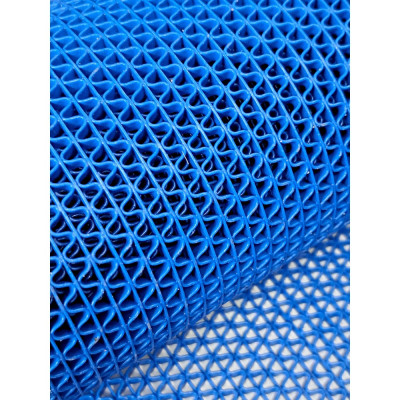 Покрытие противоскользящее для бассейна и бани QUINGDAO TOPLIT "Зиг-Заг" (4,5 мм) 90x1500 синий ZigZag_09х15с