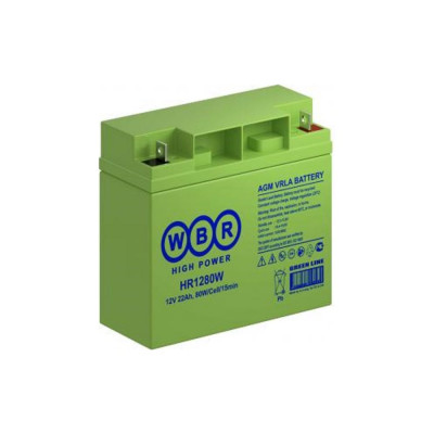 Аккумулятор для ИБП HR1280W 12 В, 22 А*ч WBR УТ-00000259