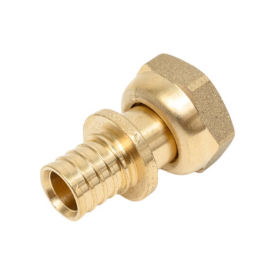 Муфта аксиальная Millennium для труб из сшитого полиэтилена, комбинированная, с накидной гайкой ф16x2.2 мм - 1/2" MSPN1612