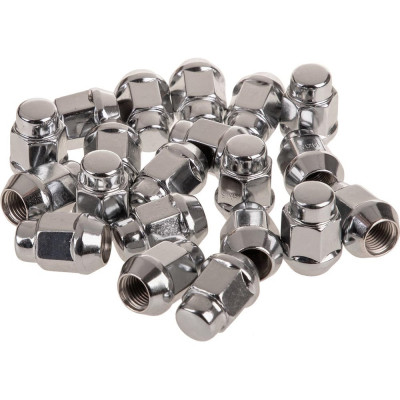 Гайка конус M14x1.50, закрытая 35 мм, ключ 13/16 (21мм), хром, 20 шт SKYWAY S10602040/K