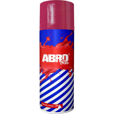 Краска-спрей акриловая ABRO №344 металлик, красная RUS SPOM-344-R