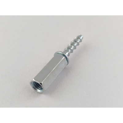 Анкер-шуруп по бетону Rusconnect PNB 060355 6x55 мм, 50 шт., с наружной резьбой М8, в сборе с удлинённой гайкой М8/10 Белый цинк 720655