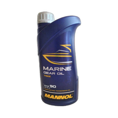 Масло для редуктора лодочных моторов MANNOL MARINE GEAR OIL SAE 90 1 л 78221