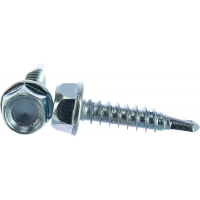 Саморез ЦКИ DIN7504-K JP76 4.2x32 мм, сверлоконечный, Ц, SW 7, 100 шт. 4349619