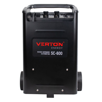 Пуско-зарядное устройство VERTON Energy SC-600, 230/50В/Гц,12/24В,емк20-1000Ач,ток зар/зап90А/600А 01.12780.17931