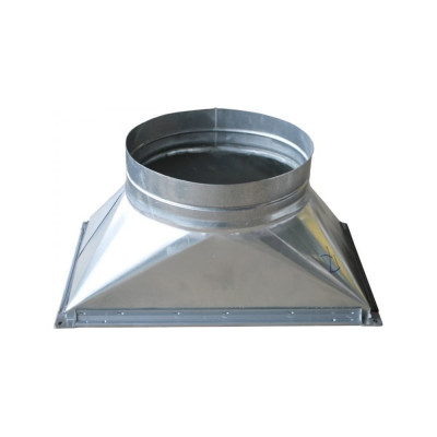 Переход с прямоугольного на круглое сечение Вентека тип 1 - 200x200/Ф200-260 мм, рулон оц.(08ПС)0.50 53-7990000003350