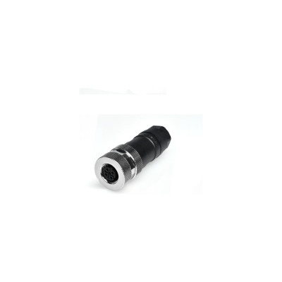 Соединитель клеммный VELLEDQ M12-F05T, Розетка, Прямой с клеммником, Пластик 5-PIN IP65125 AC/DC, 08-00024714