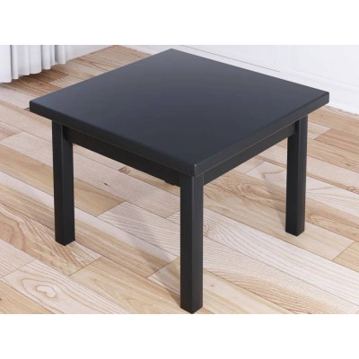 Стол журнальный квадратный Solarius Классика из массива сосны 40 мм 60x60x46 см, цвет антрацит 601-10012