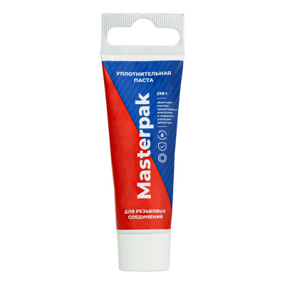 Паста уплотнительная сантехническая 250 г MasterProf для герметизации трубных соединений МАСТЕРПАРК (вода, пар) ИС.131736