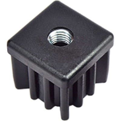 Заглушка EMES 30x30 мм с резьбой M10 для профильной трубы, упаковка 4 штуки PRK303010.4