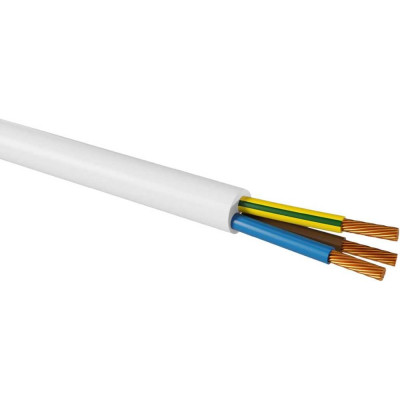 Провод TDM ELECTRIC ПРКС 3x2,5(N)-0,38 (20м), белый TDM SQ0136-0023
