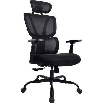 Кресло PREMIUM Fargo ER-710, синхромеханизм, 3D подлокотники, сетка, черное, BRABIX 532949