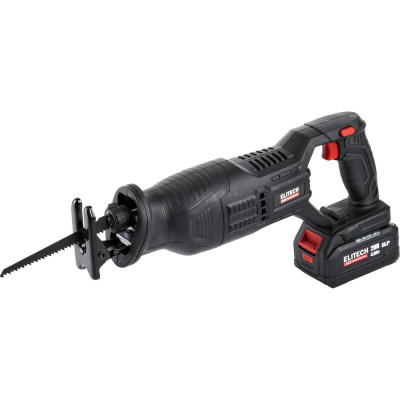 Пила сабельная аккумуляторная Elitech SSC 2028BL (20В, 1х4Ач, рез 115мм) HD 205757