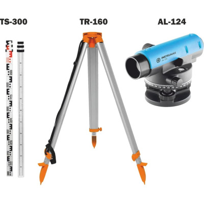 Комплект INSTRUMAX нивелир AL-124 + рейка TS-300 + штатив TR-160 IM0131_К1