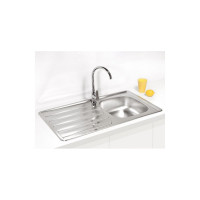 Мойка ALVEUS ZOOM 30 NAT-90 860х500 мм, 1X в комплекте с сифоном 1102384 1098773