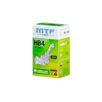 Галогеновая лампа MTF Light Standart+30% HB4 9006 12В, 55Вт, 1500 лм, 2900К 50783 HS12B4