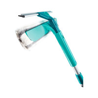 Щётка для мытья окон с губкой и телескопической ручкой Leifheit Basic Wet & Dry (90-150см) 55238