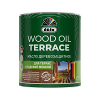 Деревозащитное масло Dufa Wood OIL Terraсe орех, 0.9 л МП00-011134