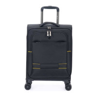 Чемодан Torber Brosno, черный, нейлон 600D, 36.5x20x54 см, 32 л T1901S-Black