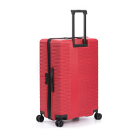 Чемодан Torber Elton, красный, ABS-пластик, 47x29x78 см, 96 л T2056L-Red