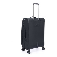 Чемодан Torber Seyd, черный, нейлон 600D, 43.5x25x68 см, 56 л T2021M-Black