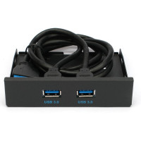 Планка usb 3.0 Gembird на переднюю панель 3.5", 2xusb-a 3.0, FP3.5-USB3-2A