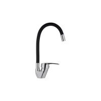 Смеситель с гибким изливом Homium Flexible Black FaucFB100
