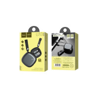 Usb кабель Hoco u33 retractable lightning 8-pin, рулетка, 0.9м, tpe (черный) 0L-00038964