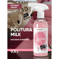 Матовый полироль для пластика и виниловых поверхностей Politura Milk, 0,5 л Complex 116405