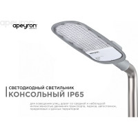 Консольный светодиодный светильник Apeyron 200Вт, 230/50Гц, 22000Лм, 5000К, ip65, КСС "Ш", ф60мм 29-06