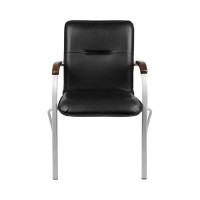 Конференц-кресло Easy Chair ua samba silver к/з черн./орех v-4 1.031 1766838