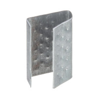 Скрепа Комус pp-zn-15 пп, 15 мм, 1000 шт. в упаковке, цинк звп 1678519