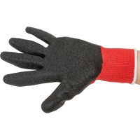 Перчатки рабочие MTE RED LATX GRIP красно-черные, р.9 2899408209