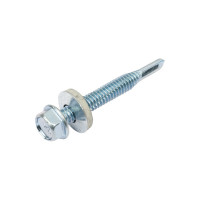 Саморез КРЕП-КОМП кровельный, с увеличенным сверлом, 6,3x51 К (100шт) скд6351кф