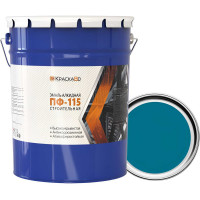 Эмаль Москвичка КраскаВо ПФ-115 строительная голубая 25 кг 4620105771733
