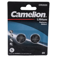 Литиевая батарейка Camelion Cr2025 bl-2 (cr2025-bp2, 3v) 15245