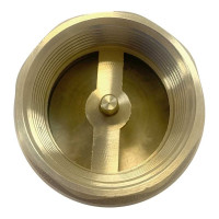 Обратный клапан 1", латунь, толкатель латунь, поток от НР к ВР UNIPUMP 97663