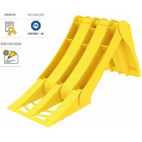 Противооткатный складной упор LOKHEN origamy 36 с металлической пластиной (din76051/36), 320x120x151 мм 600520100