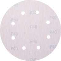Диск шлифовальный Velcro 8 отверстий 180 мм, P40, 5 шт Flexione 10000495