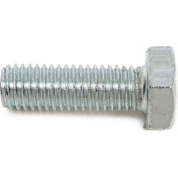 Болт STEELREX DIN 933, класс прочности 5,8, цинк, М10x30 мм, 30 шт. 0211010030B400003032